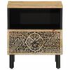 vidaXL Bedside Cabinet 15.7"x13"x18.1" Solid Wood Mango
