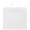 vidaXL Paper Bags 50 pcs with Handles White 12.6x8.7x11.0"