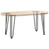 vidaXL Hairpin Table Leg Anthracite Solid powder-coated steel Standard