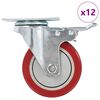 vidaXL 12 pcs Swivel Casters 3.94 "