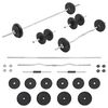 vidaXL Barbell and Dumbbell Set 66.1 lb