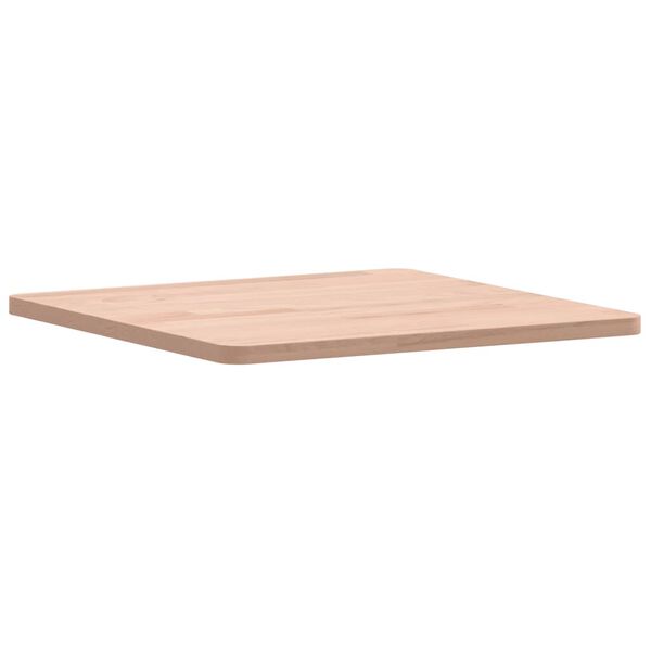vidaXL Table Top Natural Wood Solid Beech Wood Small Rounded Corners