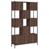 vidaXL Bookcase Brown oak Engineered wood Medium-Large Bookcase
