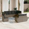 vidaXL Garden Sofa Set Grey, Dark Grey