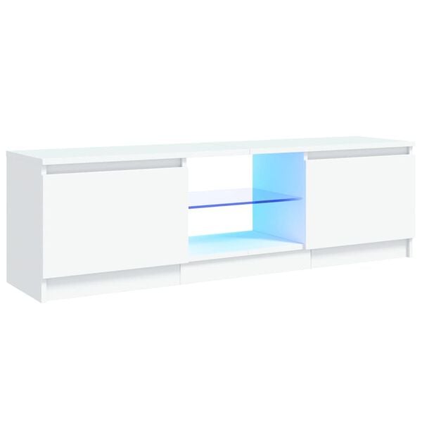 vidaXL TV Cabinet white 47.2" x 11.8" x 14" Engineered wood
