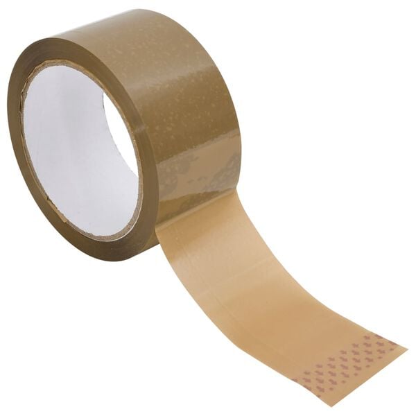 vidaXL Packaging Tape 72 pcs Brown 1.89 " x 216.5 '