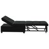 vidaXL Sofa Bed Black 67 x 194 x 38 cm Velvet