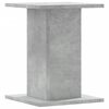 vidaXL Plant Stand Concrete gray Engineered wood Small Decorative Inlays