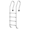 vidaXL Pool Ladder Silver 304 Stainless Steel Standard Pool Ladder