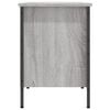 vidaXL Shoe Cabinet Grey sonoma Engineered wood, powder-coated steel Large