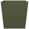 vidaXL Garden Planter Olive Green Cold-rolled Steel 19.7 in Durable