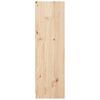 vidaXL Bookcase 27.6"x13"x43.3" Solid Wood Pine