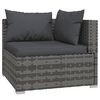 vidaXL Garden Lounge Set Gray