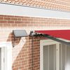 vidaXL Retractable Awning Manual Red 137.80" x 98.43" fabric