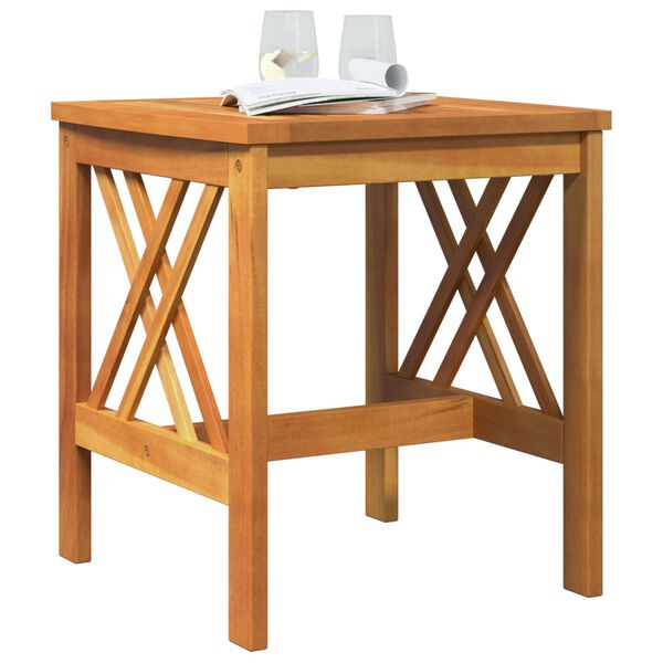 vidaXL Side Table Brown Solid Acacia wood