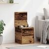 vidaXL Storage Box Old Wood 15.75 x 16.54 x 18.11 in Engineered Wood