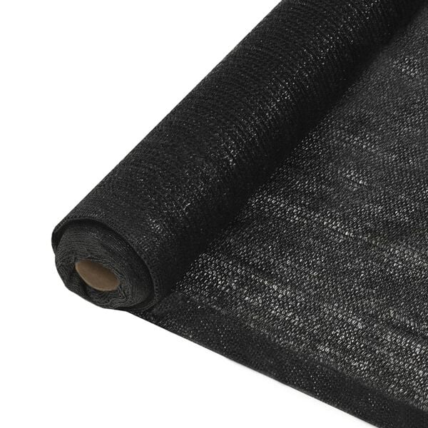 vidaXL Privacy Net HDPE 4.9'x32.8' Black