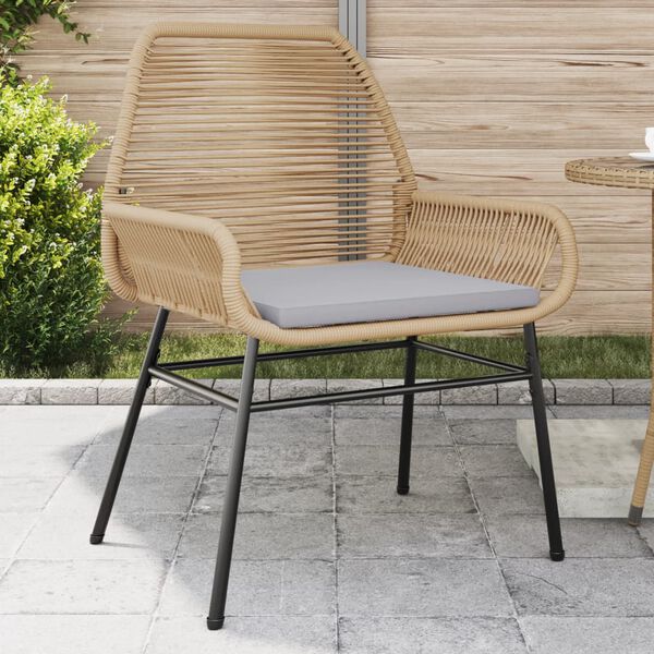 vidaXL Garden Chair Brown PE rattan UV-resistant materials Garden Chair