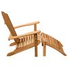 vidaXL Adirondack Chair 2 pcs Brown 137 x 77 x 95 cm Solid Teak Wood