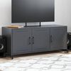 vidaXL TV Cabinet Anthracite Cold-rolled Steel 39.6x15.4x17.1 in