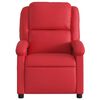 vidaXL Massage Recliner Chair Red Faux Leather Standard
