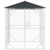 vidaXL Bird Cage Anthracite 84.65 x 81.89 x 97.24 in Galvanised Steel