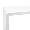 vidaXL Wall Cube Shelf Set of 3 White MDF Small, Medium, Large