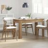 vidaXL Dining Table Artisan Oak Engineered Wood Medium Durable