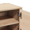 vidaXL Wall Cabinet Set of 2 Natural Pine Solid Pinewood Medium