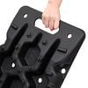 vidaXL Traction Boards 2 pcs Black 42.1"x12.2"x2.8" Nylon