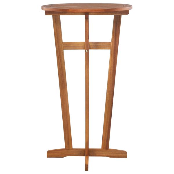 vidaXL Bar Table 23.6" x 41.3" Solid Acacia Wood