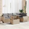 vidaXL Garden Sofa Set Beige