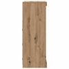 vidaXL LED Sideboard Artisan Oak 16.14 x 14.57 x 39.37 in