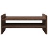 vidaXL Monitor Stand Brown Oak 19.7x10.6x7.9" Engineered Wood