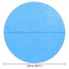 vidaXL Pool Cover Blue Polyethylene (PE) 7 feet in diameter Durable