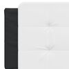 vidaXL Headboard Cushion White and Black