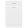vidaXL Drawer Bottom Cabinet White Engineered wood Kitchen Cabinet
