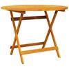 vidaXL Garden Dining Set Folding 5 pcs Brown solid acacia wood