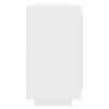 vidaXL Sideboard White Engineered Wood 31.5 x 15.7 x 29.5 in Sideboard