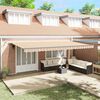vidaXL Retractable Awning with Multicolour 236.22" x 118.11" fabric