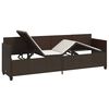 vidaXL Sun Lounger Brown PE rattan 78.7 x 20.7 x 27.4 in