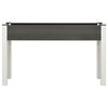 vidaXL Garden Raised Bed Gray Wood Plastic Composite Large Durable