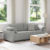 vidaXL Sofa Cloud Grey 86.22 x 30.31 x 32.28 in Fabric
