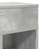 vidaXL Bedside Cabinet Concrete gray Engineered wood Small
