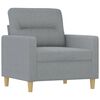 vidaXL Sofa Set Light Grey