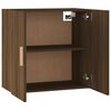 vidaXL Wall Cabinet Brown Oak Engineered Wood 23.6x11.8x23.6 in
