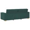 vidaXL Sofa Dark Green 86.61 x 30.71 x 33.07 in Fabric
