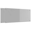 vidaXL Kitchen Backsplash 2 pcs Light Grey 35.43 x 15.75 in