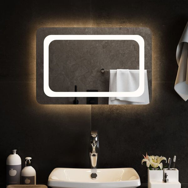 vidaXL LED Bathroom Mirror 23.6"x15.7"