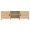 vidaXL TV Cabinet with Shelf with Storage with Door Sonoma oak 150 cm x 30 cm x 50 cm